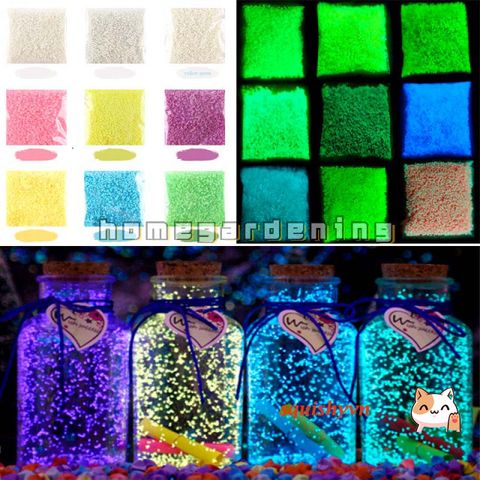Bột Dạ Quang Phát Sáng 10g - Hạt Phát Sáng Đêm Cho Dự Án DIY, Sơn Nghệ Thuật, Trang Trí Đồ Dùng