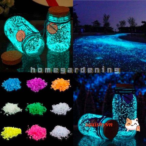 Bột Dạ Quang Phát Sáng 10g - Hạt Phát Sáng Đêm Cho Dự Án DIY, Sơn Nghệ Thuật, Trang Trí Đồ Dùng