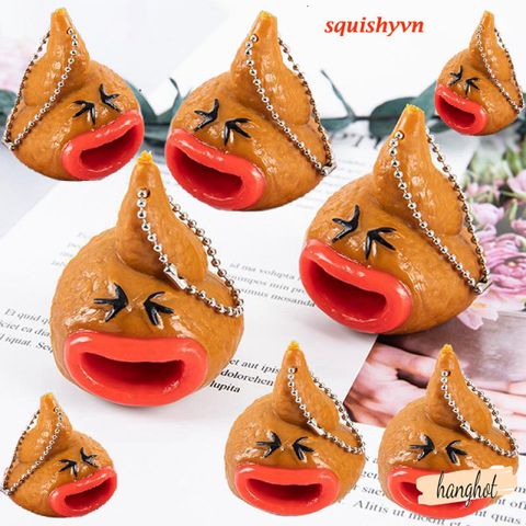 Móc Khóa Hình Cục Cứt Vui Nhộn - Quà Tặng Gag Siêu Độc Đáo Cho Trẻ Em - Phụ Kiện Thời Trang Sáng Tạo