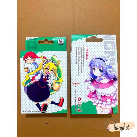 Bộ 54 Thẻ Bài Poker Miss Kobayashi's Dragon Maid - Thẻ Chơi Anime Nhật Bản Độc Đáo, Quà Tặng Fan Anime