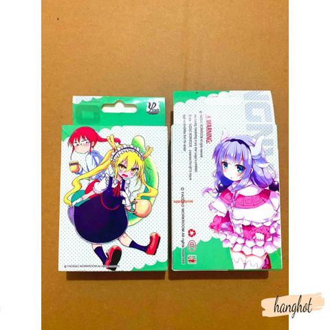 Bộ 54 Thẻ Bài Poker Miss Kobayashi's Dragon Maid - Thẻ Chơi Anime Nhật Bản Độc Đáo, Quà Tặng Fan Anime