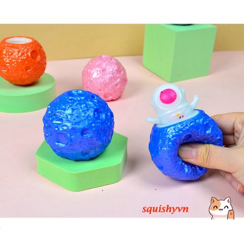 Đồ Chơi Bóp Tay Mochi UFO Siêu Đáng Yêu - Giảm Căng Thẳng Ngộ Nghĩnh, Xu Hướng Retro Thú Vị Cho Trẻ Em 5+