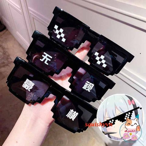 Kính Mát Thuglife 6 Chấm MINECRAFT Nhiều Màu Sắc - Kính Râm Thời Trang Nam Nữ, Phong Cách Độc Đáo Cho Fan Game