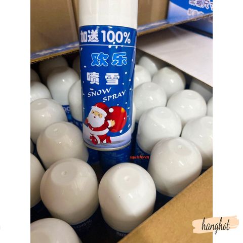 Bình Xịt Tuyết 250ml - Trang Trí Tiệc Giáng Sinh, Tạo Không Khí Vui Vẻ Cho Sinh Nhật, Tiệc Tùng, Sự Kiện