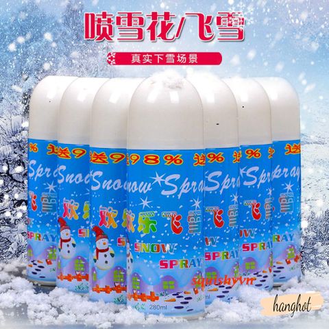 Bình Xịt Tuyết 250ml - Trang Trí Tiệc Giáng Sinh, Tạo Không Khí Vui Vẻ Cho Sinh Nhật, Tiệc Tùng, Sự Kiện