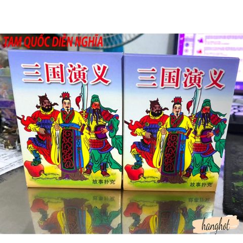 Bộ 54 Thẻ Bài Nghệ Thuật Tây Du Ký, Tam Quốc, Thủy Hử và Hồng Lâu Mộng - Thẻ Bài Poker Anime Cao Cấp