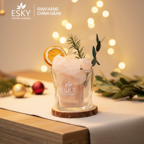 Set Tinh Dầu Khuếch Tán ESKY Aroma Garden - Quà Tặng Valentine Sang Trọng & Thiên Nhiên - Trang Trí Tết & Decor Không Gian