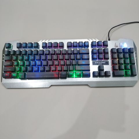Combo Bàn Phím Chuột Gaming EWEADN K005 - Bàn Phím Giả Cơ LED RGB 7 Màu Chống Nước, Đối Tác Hoàn Hảo Cho Game Thủ