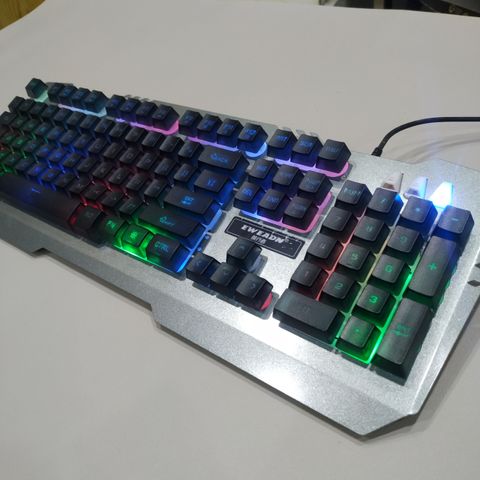 Combo Bàn Phím Chuột Gaming EWEADN K005 - Bàn Phím Giả Cơ LED RGB 7 Màu Chống Nước, Đối Tác Hoàn Hảo Cho Game Thủ