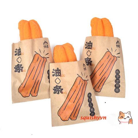 Bánh Mì Squishy Cute - Đồ Chơi Giải Tỏa Căng Thẳng, Squishy Mochi Mềm Dẻo Kèm Bao Bì Giấy, Quà Tặng Độc Đáo Cho Trẻ Em