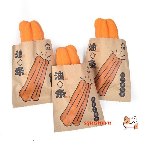 Bánh Mì Squishy Cute - Đồ Chơi Giải Tỏa Căng Thẳng, Squishy Mochi Mềm Dẻo Kèm Bao Bì Giấy, Quà Tặng Độc Đáo Cho Trẻ Em