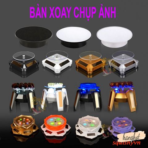 Đế Trưng Bày Trang Sức Xoay 360 Độ Bằng ABS Cao Cấp - Kích Thước 13cm, Thân Thiện Với Môi Trường, Hoàn Hảo Cho Cửa Hàng và Quầy Trưng Bày