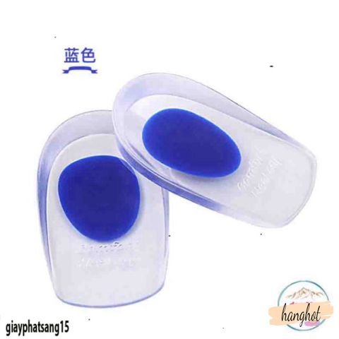 Giày Lót Silicon Tăng Chiều Cao Trong Suốt Cho Nam Nữ - Đệm Gót Chân Mềm Mại, Dễ Dàng Rửa Và Tái Sử Dụng