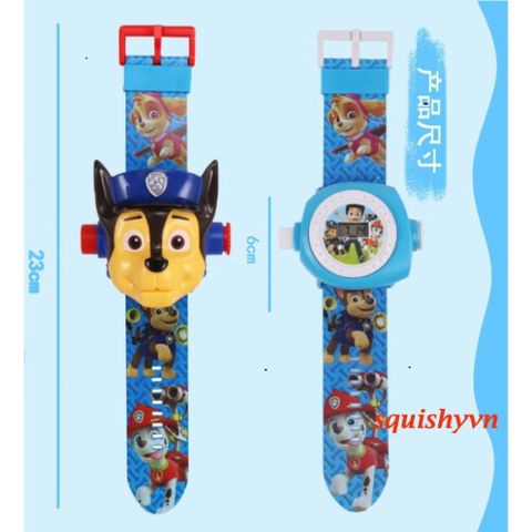 Đồng Hồ 3D Hình Paw Patrol Cho Trẻ Em - Đồng Hồ Đặc Biệt Cartoon Mới Nhất, Giao Hàng Nhanh Trong 1 Ngày