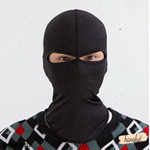 Khăn Che Mặt Ninja Đen - Khẩu Trang Y Tế Đặc Biệt Cho Nam Nữ, Chống Bụi, Chống Nắng, Thoáng Mát 100% Cotton