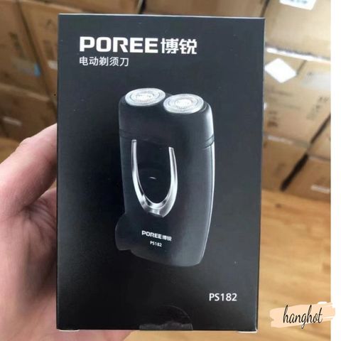 Máy cạo râu Poree PS187 Mini - Công nghệ lưỡi kép 4D, An toàn & Tiết kiệm Thời gian - Phụ Kiện Chăm Sóc Nam 100% Khô