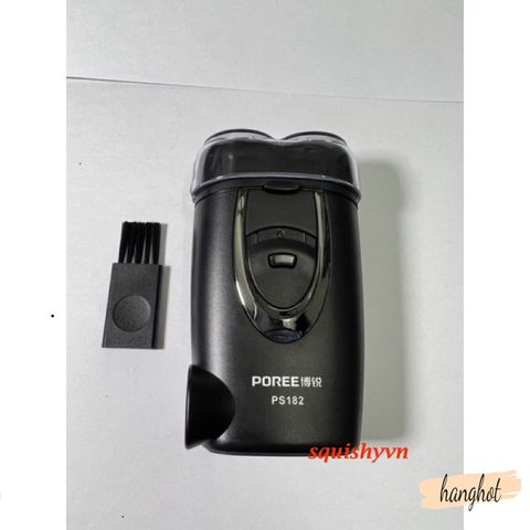 Máy cạo râu Poree PS187 Mini - Công nghệ lưỡi kép 4D, An toàn & Tiết kiệm Thời gian - Phụ Kiện Chăm Sóc Nam 100% Khô