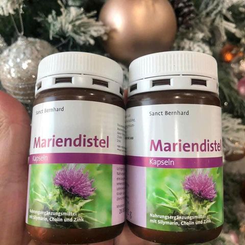 Viên Uống Bổ Gan Sanct Bernhard Mariendistel Kapseln 90 Viên - Hỗ Trợ Gan Khỏe Mạnh và Giải Độc Tự Nhiên từ Cây Kế Sữa