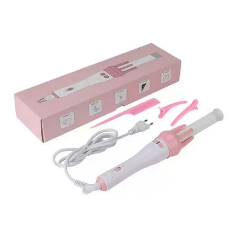 Máy Uốn Tóc Vivid 2in1 Trắng Hồng - Công Nghệ Xoay Tự Động 360 Độ, Tạo Kiểu Nhanh, Dễ Dùng, Phong Cách Thời Trang Hàn Quốc