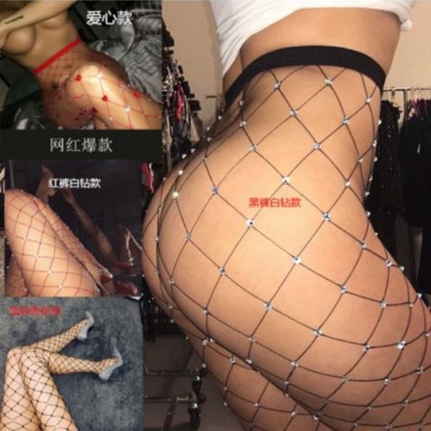 Tất Lưới Kim Cương Sexy - Vớ Tất Thời Trang Quyến Rũ, Tôn Vẻ Đẹp Chân, Phụ Kiện Dành Cho Tiệc Tùng & Sự Kiện Đặc Biệt