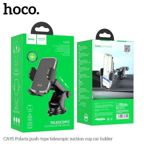 Giá đỡ điện thoại ô tô Hoco CA94/CA95 - Thiết kế thông minh, dễ lắp đặt, tương thích mọi loại điện thoại, tiện lợi cho lái xe.
