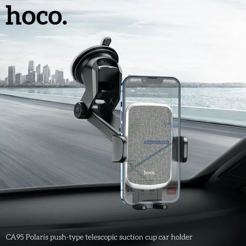 Giá đỡ điện thoại ô tô Hoco CA94/CA95 - Thiết kế thông minh, dễ lắp đặt, tương thích mọi loại điện thoại, tiện lợi cho lái xe.
