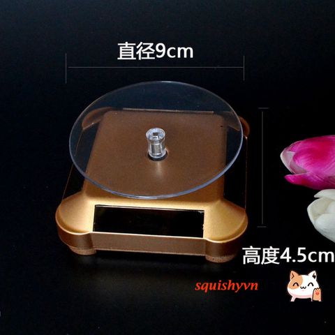 Bàn Xoay Trưng Bày Năng Lượng Mặt Trời 360 Độ - Dụng Cụ Chụp Ảnh Chất Lượng Cao Cho Sản Phẩm Đồ Trang Sức, Đồng Hồ, Tiết Kiệm Năng Lượng