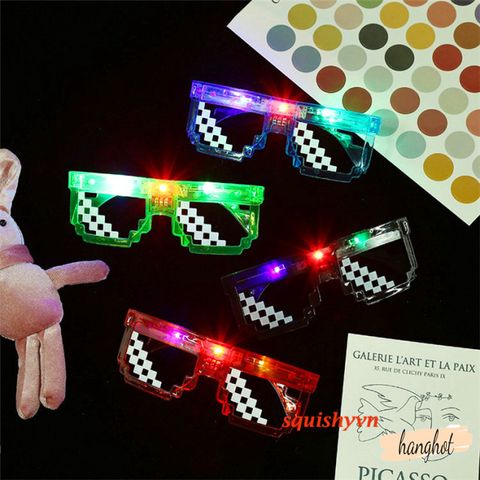 Kính Mắt Phát Sáng LED Nhiều Màu - Phụ Kiện Tiệc Tùng, Dã Ngoại, Sinh Nhật Thú Vị và Thời Trang Cho Giới Trẻ