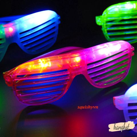 Kính Mắt Phát Sáng LED Nhiều Màu - Phụ Kiện Tiệc Tùng, Dã Ngoại, Sinh Nhật Thú Vị và Thời Trang Cho Giới Trẻ