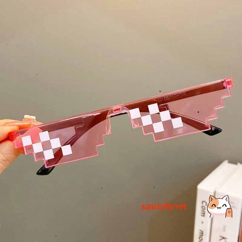 Kính Mát Thug Life Deal with It - Kính Pixel Đen Thời Thượng Cho Nam Nữ, Quà Tặng Chất Lượng Cao, Phong Cách Meme 8 Bit
