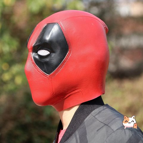 Mặt nạ DEADPOOL Latex - Phụ kiện Halloween và Trung Thu, hoàn hảo cho TikTok và sự kiện hóa trang, chất liệu thân thiện với môi trường.