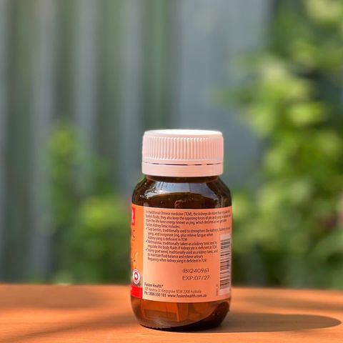 Viên Uống Hỗ Trợ Bổ Thận Fusion Health Kidney Tonic 60 Viên - Giảm Mệt Mỏi, Cân Bằng Âm-Dương, Sức Khỏe Toàn Diện