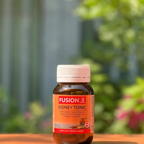 Viên Uống Hỗ Trợ Bổ Thận Fusion Health Kidney Tonic 60 Viên - Giúp Cân Bằng Âm-Dương, Tăng Cường Chức Năng Thận, Giảm Mệt Mỏi