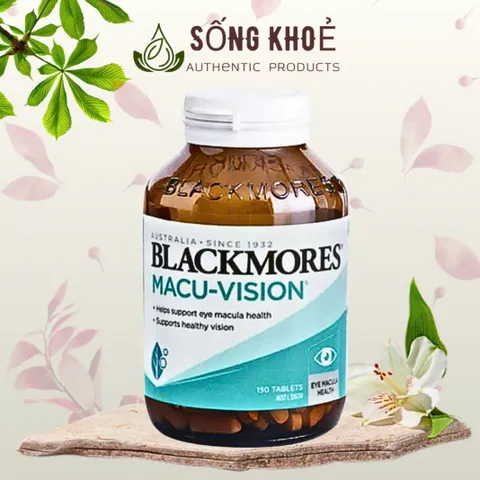 Viên Uống Hỗ Trợ Sức Khỏe Mắt Blackmores Macu-Vision - Thực Phẩm Chức Năng Giúp Bảo Vệ Điểm Vàng và Thị Lực 125 Viên
