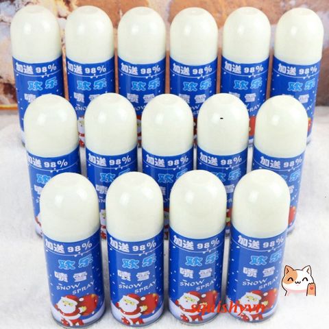 Bình Xịt Tuyết Giáng Sinh 228ML - Phụ Kiện Tiệc Noel An Toàn, Trang Trí Sinh Nhật Đầy Phép Màu