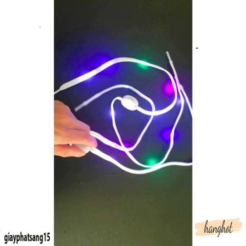 Dây Giày LED Phát Sáng 1 Cặp - Dạ Quang Nhiều Màu Sắc Cho Trẻ Em Và Người Lớn, Phù Hợp Cho Chạy Đêm Và Tiệc Tùng