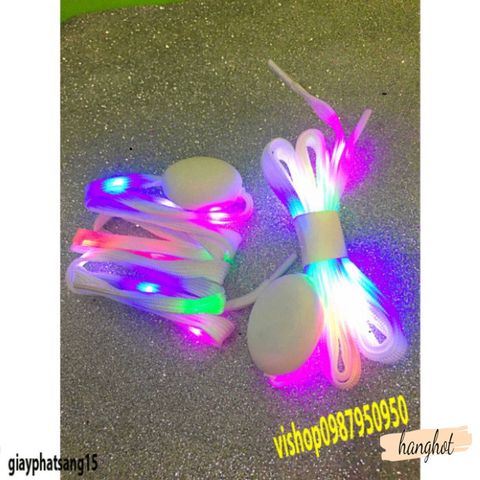 Dây Giày LED Phát Sáng 1 Cặp - Dạ Quang Nhiều Màu Sắc Cho Trẻ Em Và Người Lớn, Phù Hợp Cho Chạy Đêm Và Tiệc Tùng