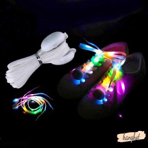 Dây Giày LED Phát Sáng 1 Cặp - Dạ Quang Nhiều Màu Sắc Cho Trẻ Em Và Người Lớn, Phù Hợp Cho Chạy Đêm Và Tiệc Tùng