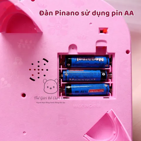 Đàn Piano Đồ Chơi Mini Công Chúa Màu Hồng 24 Phím Có Đèn Nhạc - Quà Tặng Hoàn Hảo Cho Bé Gái Phát Triển Âm Nhạc và Sáng Tạo