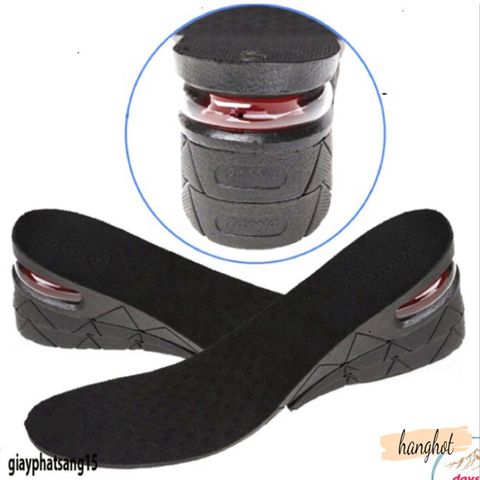 Lót Giày Tăng Chiều Cao Đệm Khí Điều Chỉnh 3cm-7cm, Phụ Kiện Thể Thao Size 35-44 Cho Nam Nữ - Tăng Tự Tin Mỗi Bước Đi