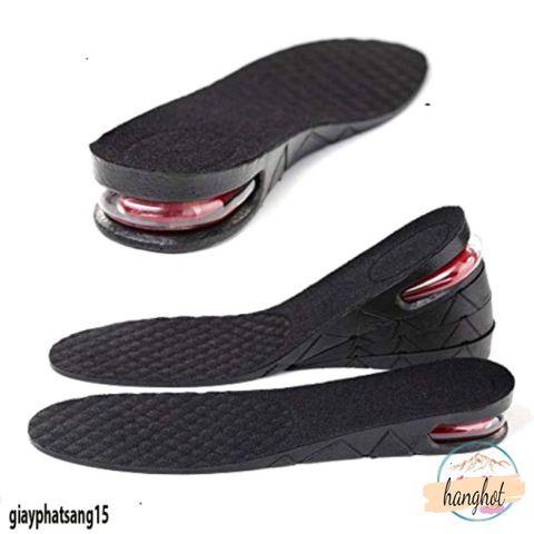 Lót Giày Tăng Chiều Cao Đệm Khí Điều Chỉnh 3cm-7cm, Phụ Kiện Thể Thao Size 35-44 Cho Nam Nữ - Tăng Tự Tin Mỗi Bước Đi