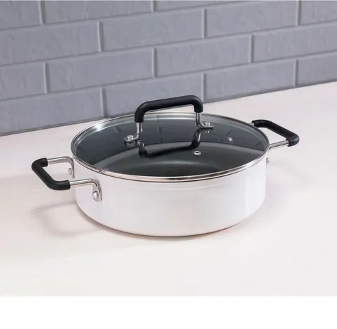 Nồi Lẩu Mijia Trắng 4.0L - Thiết Kế Sang Trọng Đặc Biệt Cho Bếp Điện Từ, Nấu Nướng Nhanh Chóng và Tiện Lợi