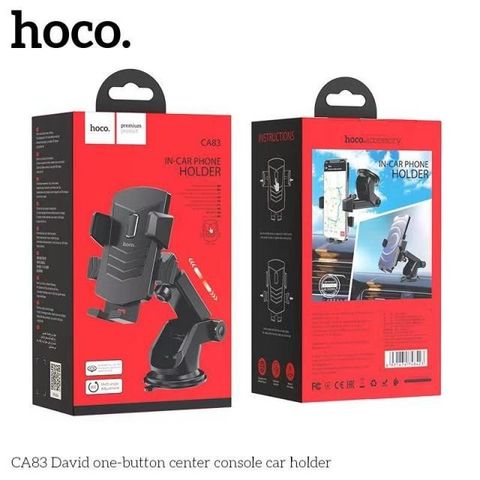 Giá Đỡ Điện Thoại Ô Tô Hoco CA83 - Phụ Kiện Bền Bỉ, Thiết Kế Gọn Nhẹ, Điều Chỉnh Góc Nhìn Dễ Dàng cho Tất Cả Smartphone