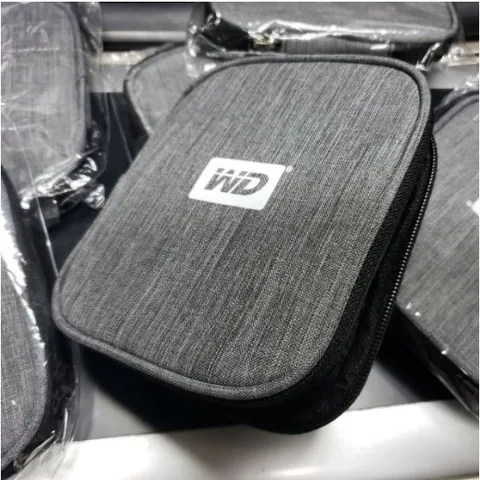 Túi Đựng Đa Năng Ổ Cứng WD - Chống Sốc, Chống Rung, Bảo Vệ Phụ Kiện Điện Tử, Tai Nghe, Cáp Sạc, Pin Dự Phòng - Chính Hãng WD
