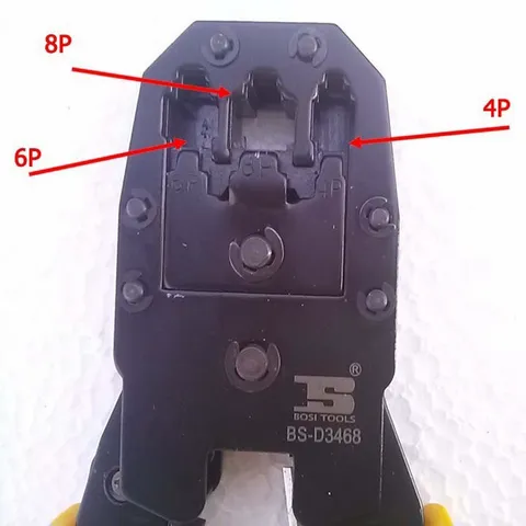 Kìm Bấm Mạng Bosi Chính Hãng RJ45/RJ11 - Thép Không Gỉ, Thiết Kế Tiện Dụng, Dễ Sử Dụng, Chất Lượng Cao