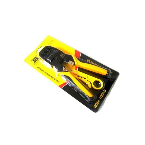 Kìm Bấm Mạng Bosi Chính Hãng RJ45/RJ11 - Thép Không Gỉ, Thiết Kế Tiện Dụng, Dễ Sử Dụng, Chất Lượng Cao