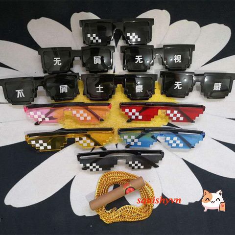 Kính Mát 6 Màu Sắc PVN52031 Thug Life - Phong Cách Năng Động Dành Cho Game Thủ và Yêu Thích Văn Hóa Đường Phố