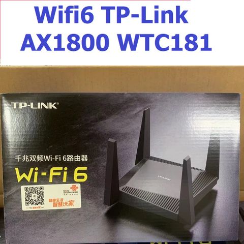Bộ Phát Wifi6 TP-Link AX1800 WTC181 - Tốc Độ 1800Mbps, Hỗ Trợ MESH Không Dây, Ổn Định, Thích Hợp Gia Đình và Văn Phòng - Hàng Cũ Chất Lượng Cao