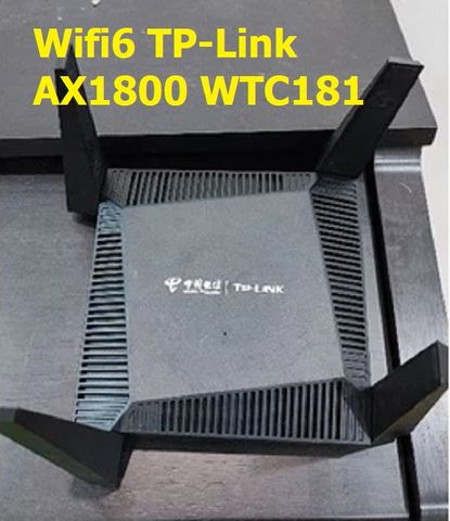 Bộ Phát Wifi6 TP-Link AX1800 WTC181 - Tốc Độ 1800Mbps, Hỗ Trợ MESH Không Dây, Ổn Định, Thích Hợp Gia Đình và Văn Phòng - Hàng Cũ Chất Lượng Cao