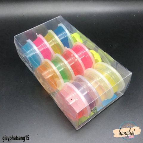 Khay 12 Hộp Hồ Cốt Kim Tuyến Đồ Chơi Slime - Sắc Màu Tươi Sáng, Thú Vị Cho Trẻ Em, Đồ Chơi Giá Rẻ, Sáng Tạo!